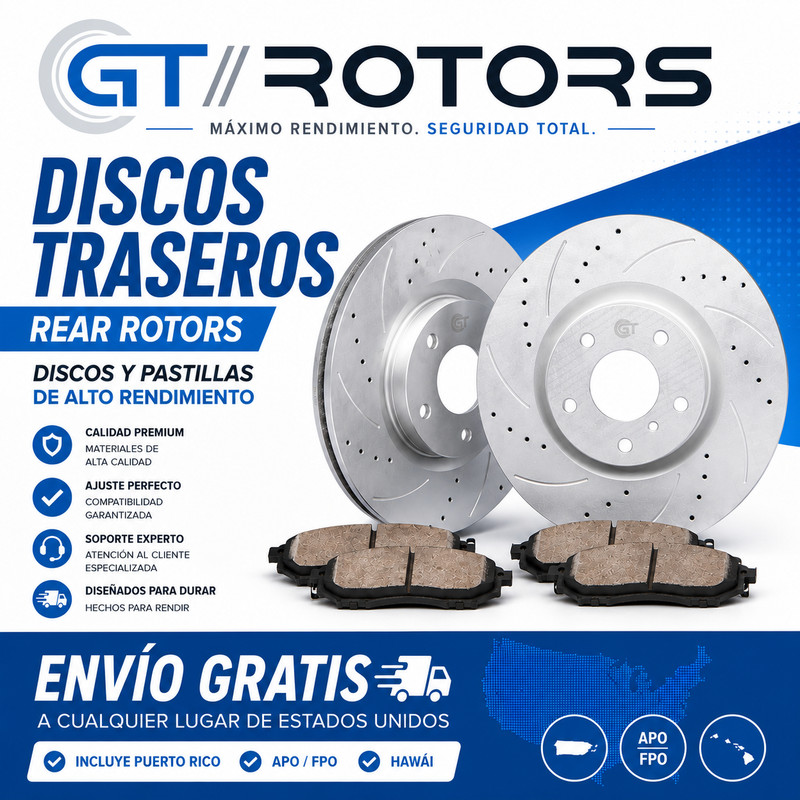 [TRASEROS] Discos de Frenos y Pastillas for BMW 525i 528i 530i 2004 -2010