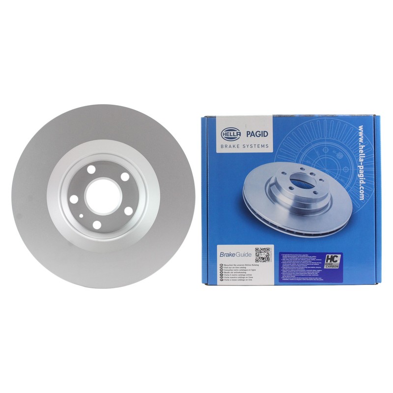 Hella Front High Carbon Fully Coated Disc Brake Rotor for Audi TT TTS Quattro