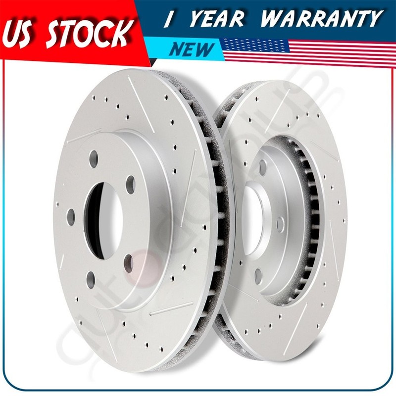 Front Brake Rotors For Chevrolet Classic Malibu Oldsmobile Alero Cutlass Pontiac