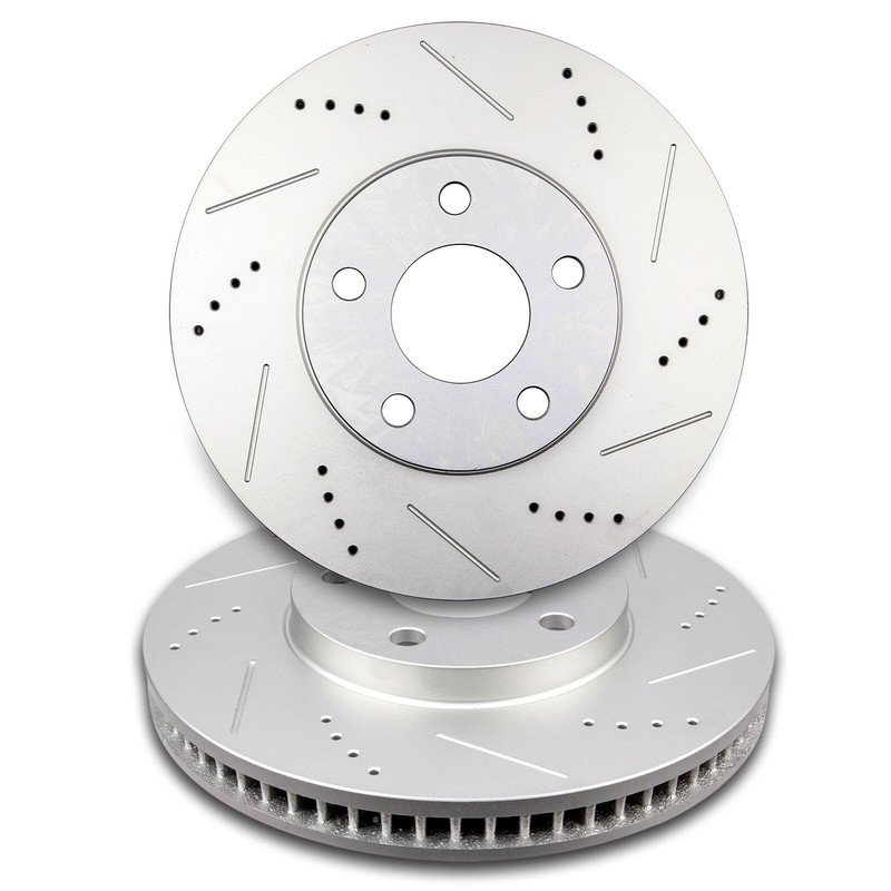 Front Brake Rotors Pair 2 for Cadillac DeVille Buick Park Avenue Chevy Impala V6