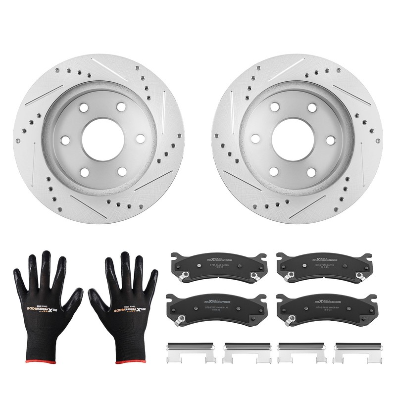 Front Brake Rotors+Brake Pads Kit for Chevrolet Astro/Avalanche 1500/Express1500