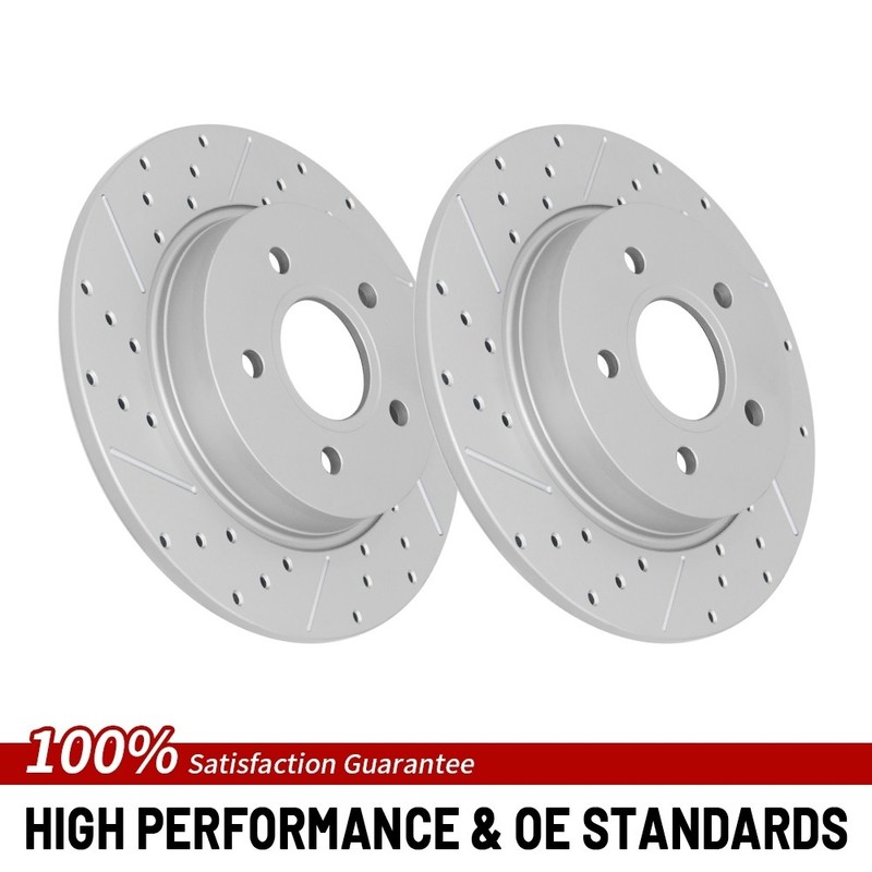 10.67inch Rear Drilled Brake Rotor For 2012 2013 2014 2015 2016-2018 Ford Focus