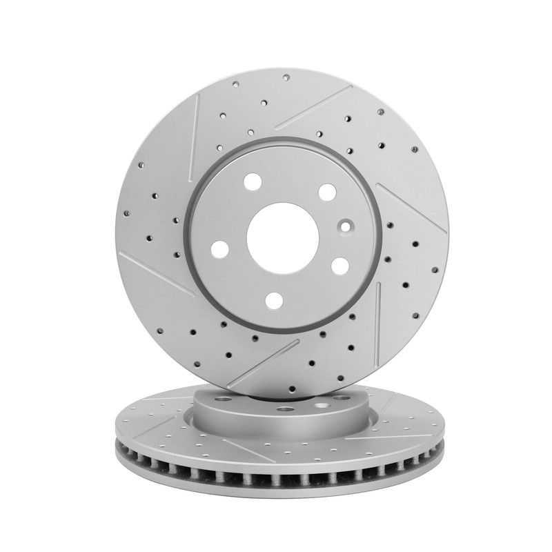 Front Drilled Brake Rotors Ceramic Pads For 2010 - 2015 Chevrolet Camaro LS LT gallery