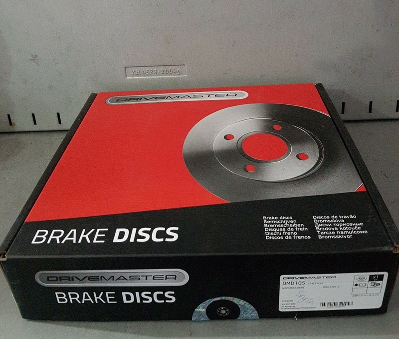 Drivemaster DMD105 Rear Brake Disc(1) 298mm Solid Fits Mercedes-Benz