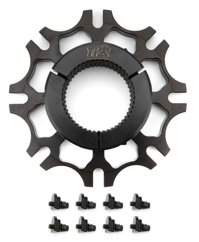 Ti22 PERFORMANCE Brake Rotor Hub Inboard Splined Black Aluminum TIP4025
