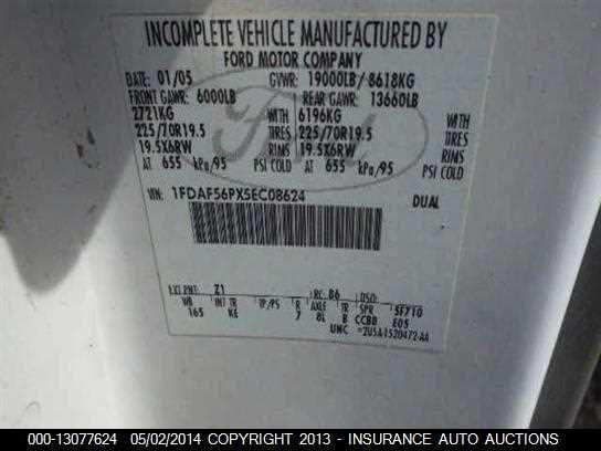 05 Ford F550 10 Lug Dually 75k Brake Rotor Disc USED 16007 gallery