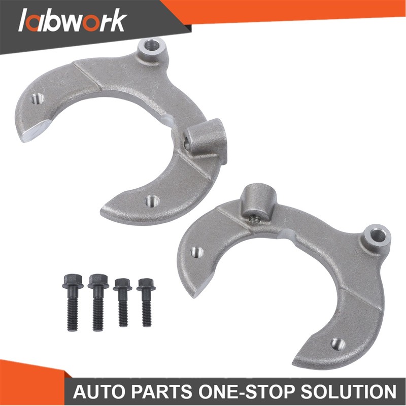 Labwork For GM Metric Caliper Disc Brake Brackets w/ Hardware For Mustang 2 II gallery