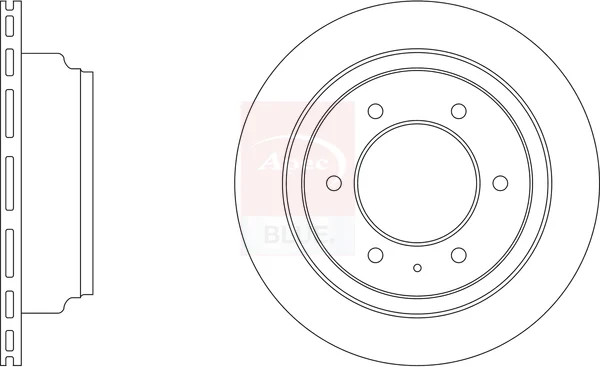 2x Brake Discs Pair Vented fits ISUZU TROOPER Mk3 3.5 Rear 00 to 04 6VE1 313mm