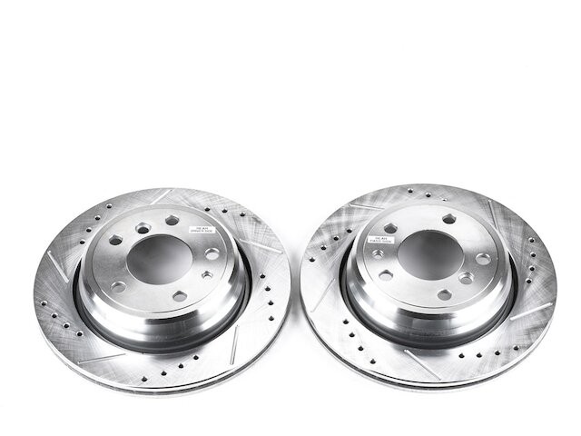 Rear Brake Rotor Set For 1991-1993 BMW M5 E34 1992 WW629PK