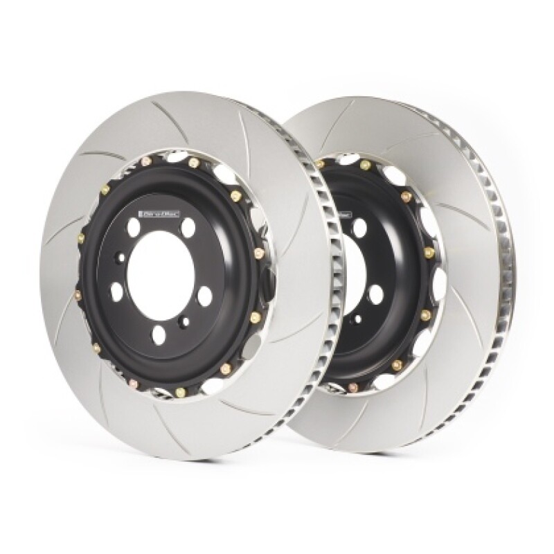 GiroDisc Fits 01-06 BMW M3 (E46 W/345mm Front Rotor) Slotted Front Rotors