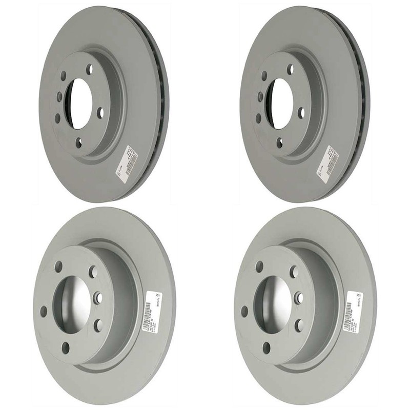 SET-452150348620-A Zimmermann 4-Wheel Set Brake Discs Front & Rear for Mini