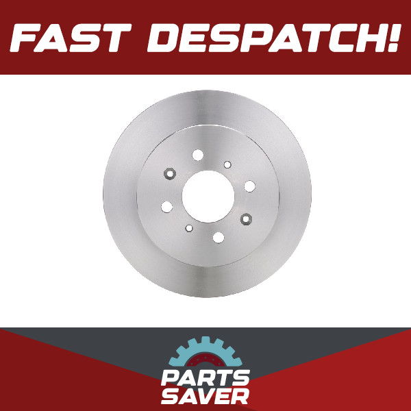 2x Brake Discs Pair Solid fits MG MGZR 120, 160 1.8 Rear 01 to 05 18K4K 260mm