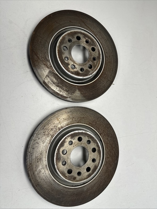 2014-17 Maserati Ghibli Front Right & Left Side Brake Rotor Disc Set 2
