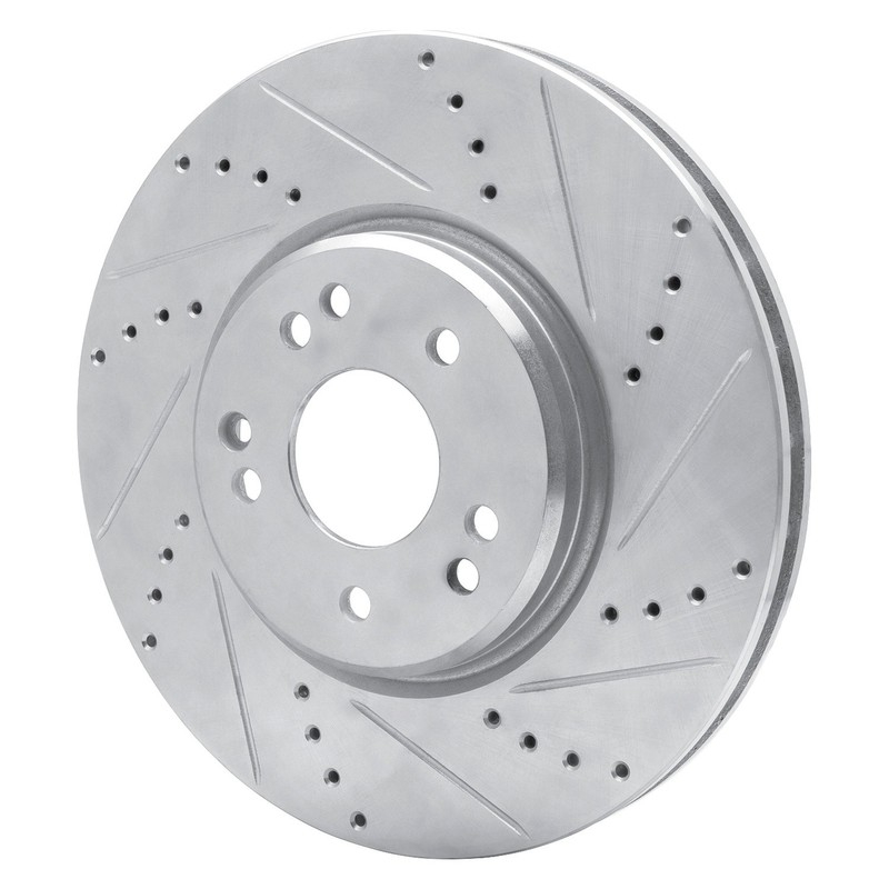 For Mercedes-Benz SL600 94-02 Brake Rotor DFC Premium Drilled & Slotted Front gallery