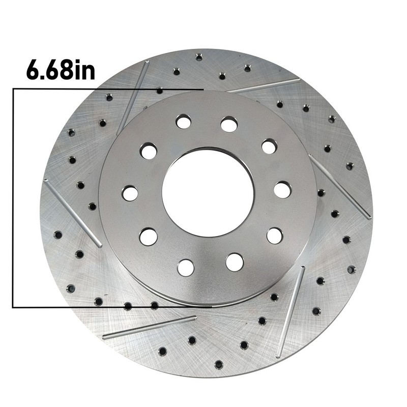 Bolt-On Rear Disc Brake Kit for Ford 9 Inch w/ E-Brake Caliper Set New gallery