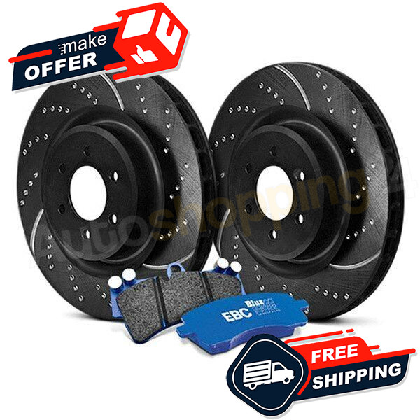 EBC Stage 6 Track Day Dimpled & Slotted Brake Kit for 12-18 Volkswagen Passat gallery
