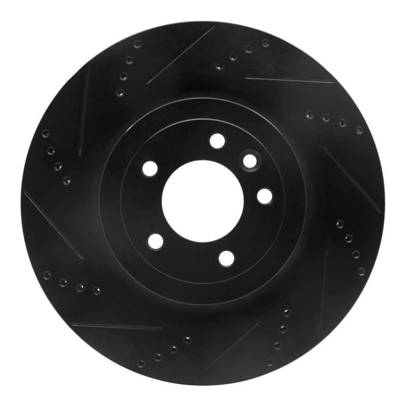 633-11023L DFC 13-25 Land Rover Defender 130 Rear Left Drilled & Slotted Black