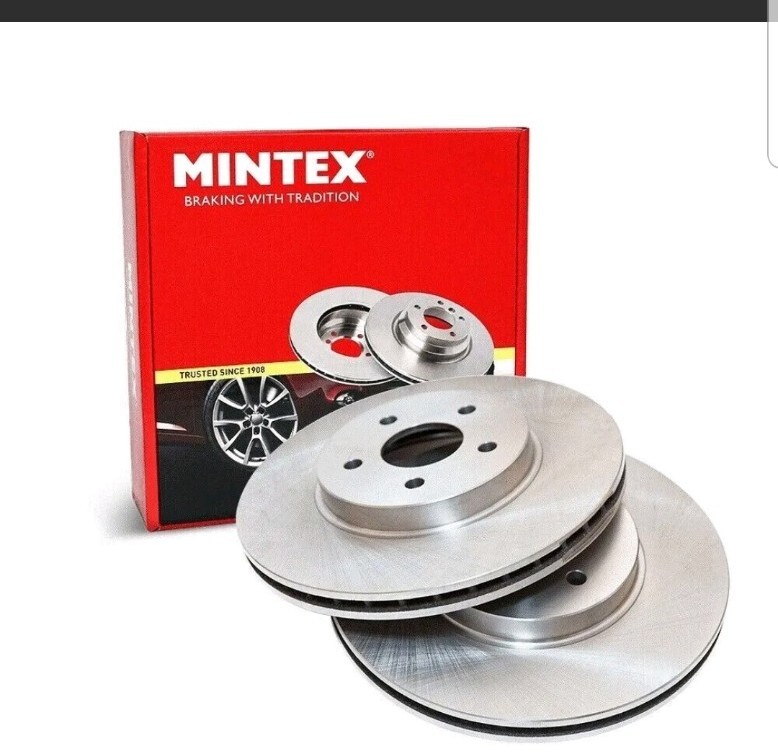 Front Brake Discs Set L/R Fits MITSUBISHI PEUGEOT Mintex MDC1405