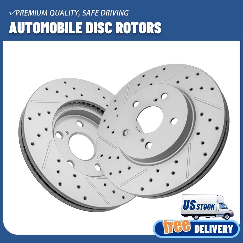 Front Brake Rotors For Toyota Sienna Camry Solara Avalon Lexus ES300 2004-2010