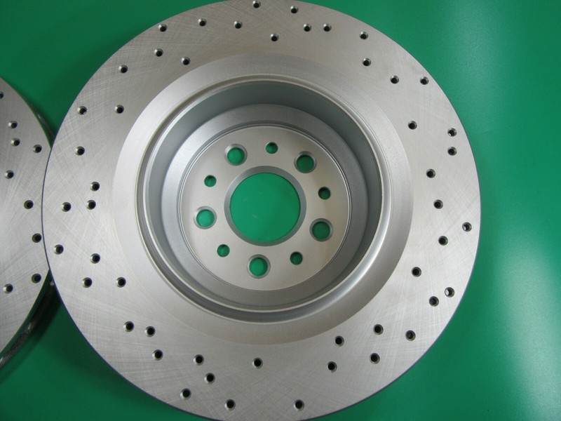 Maserati Rear Brake Rotors TopEuro (set of 2) 670031597 Ghibli Quattroporte gallery