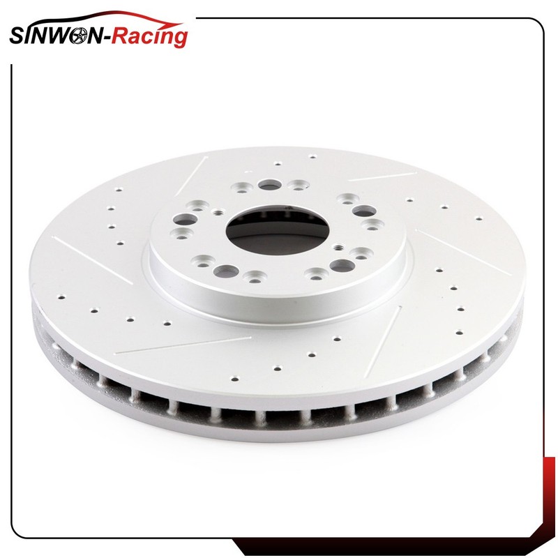 Front Rear Brake Rotors Slotted For 2002-2010 Lexus SC430 Base 4.3L 2008 2005 gallery
