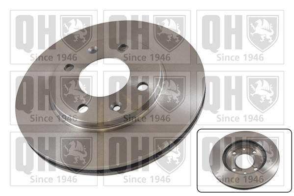 2x Brake Discs Pair Vented fits PEUGEOT 106 1.5D Front 94 to 96 With ABS 247mm gallery