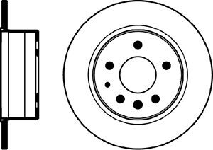 Rr Disc Brake Rotor Hella Pagid 355100991