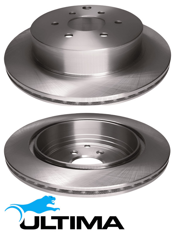 ULTIMA REAR VENTED DISC BRAKE ROTOR SET FOR NISSAN VQ40DE V9X 3.0L 4.0L V6