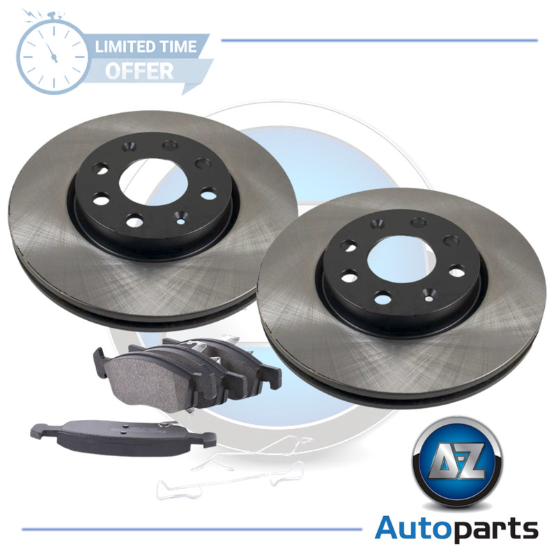 For Vauxhall – Corsa E 1.4 2014-On Front 257mm Vented Brake Discs and Pads