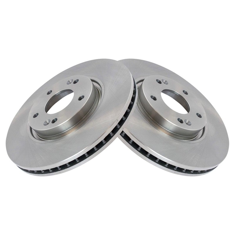 TRQ Front Ceramic Brake Pad & Rotor Kit w/Chemicals Fits Tucson Sportage AWD gallery