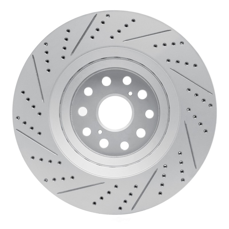 DFC Geoperformance Rotor - Drilled & Slotted fits 2007-2022 Lexus LS460 LS600h L gallery