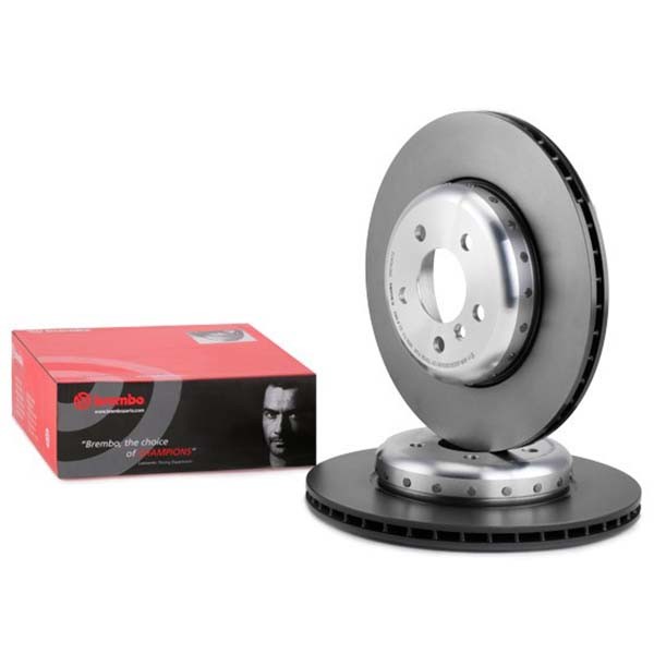 Brembo Rear Axle Brake Disc Set Coated for BMW 5 6 Convertible 7 F01 09.C404.13