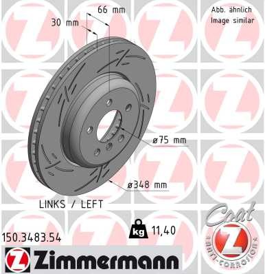 Zimmermann 150.3483.54 Brake Disc for BMW gallery