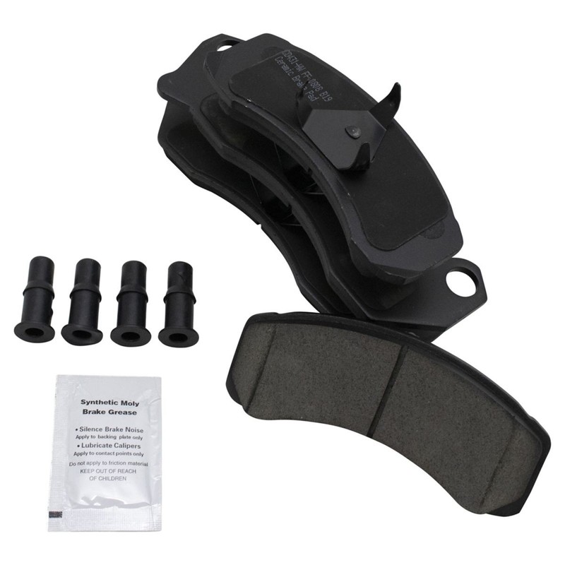 Front Ceramic Brake Pad & Performance Coated Rotor Kit w/Chemicals gallery