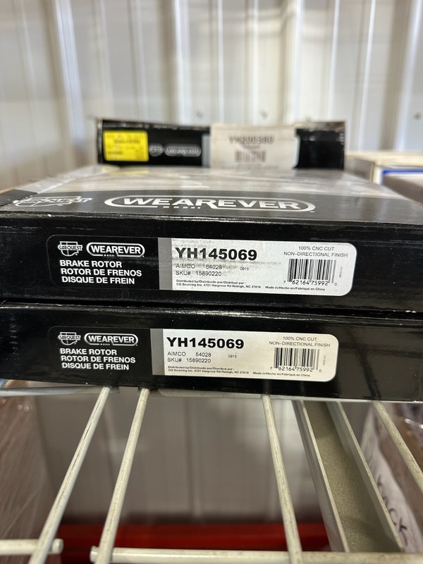 Carquest Wearever Disc Brake Rotor Meets or Exceeds OE Design Part # YH145069