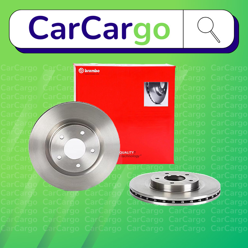 Brembo Vented Front Brake Discs Pair Peugeot 4008 1.8 HDi AWC 2012-2024 294 mm
