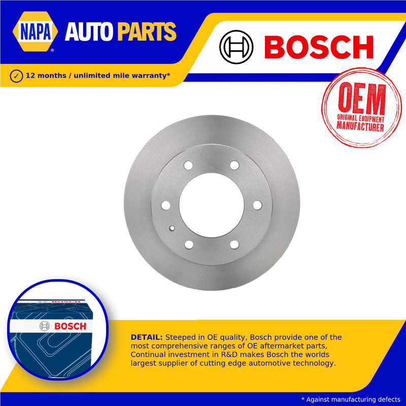 2x Brake Discs Pair Vented Front 288.5mm 0986479711 Bosch Set 1490412 BD1862 New