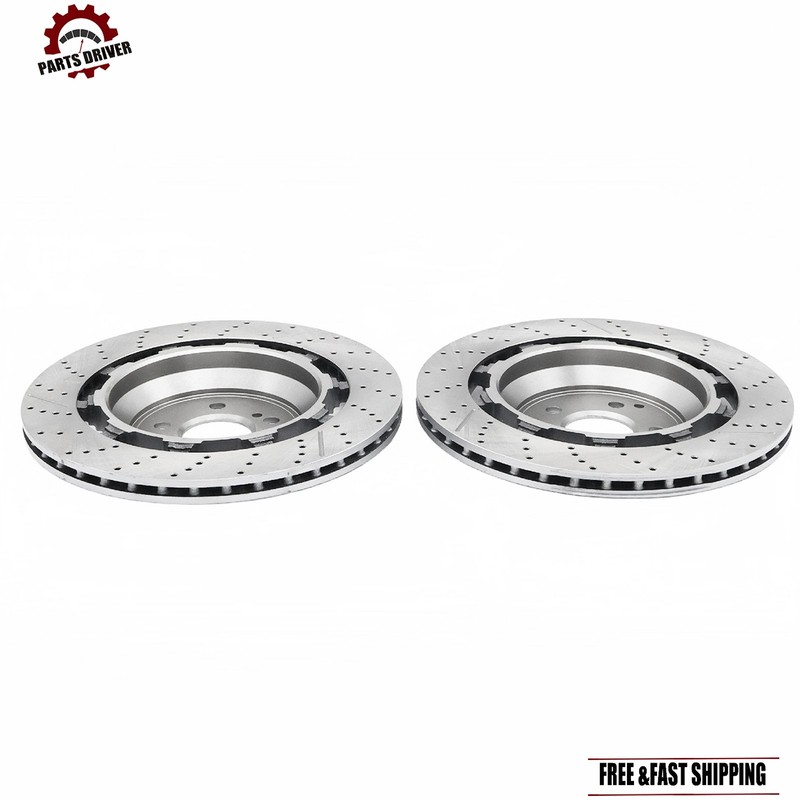 Fit For Mercedes-benz S63 S65 W560 S650 AMG 2Pcs Rear Brake Rotors A2224232012 gallery