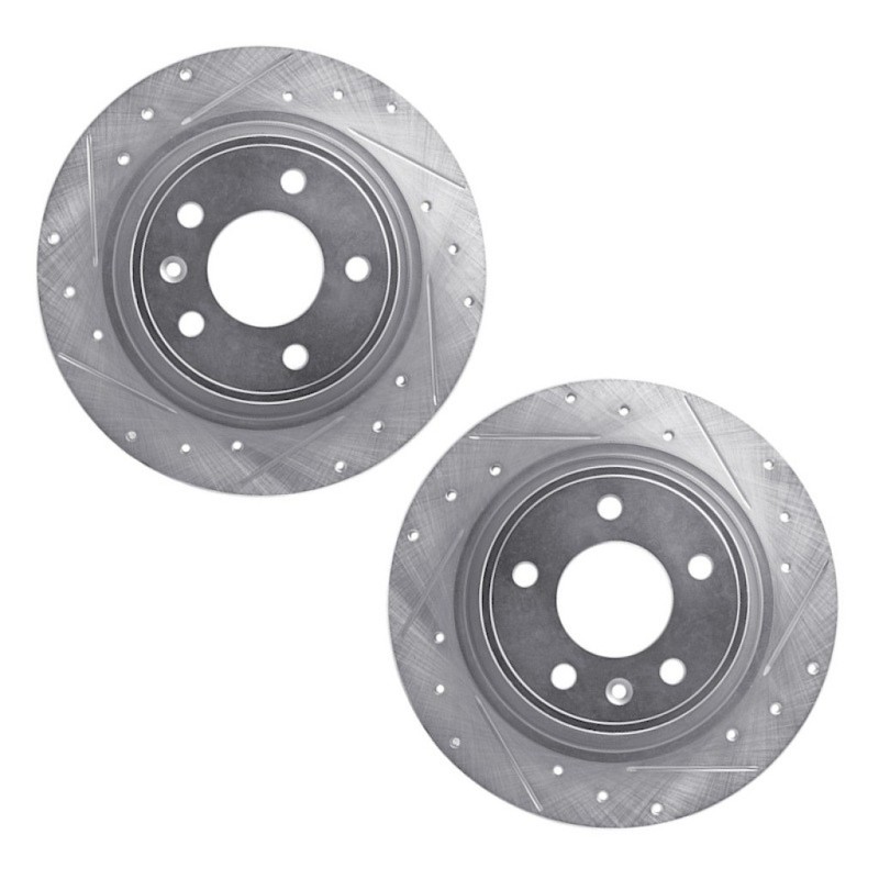 For Buick Cascada 2016-2019 Rotor Set | Drilled and Slotted | With Brake Pads gallery