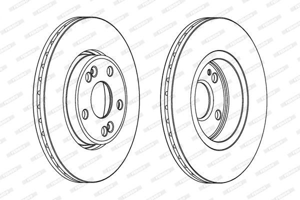 Ferodo DDF1123C Brake Disc for Renault gallery