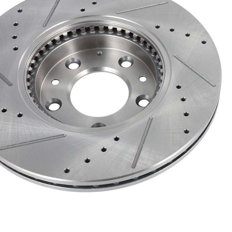 Front 2 X Drilled Soltted Brake Rotors 2006 - 2011 2012 For Ford For Fusion gallery