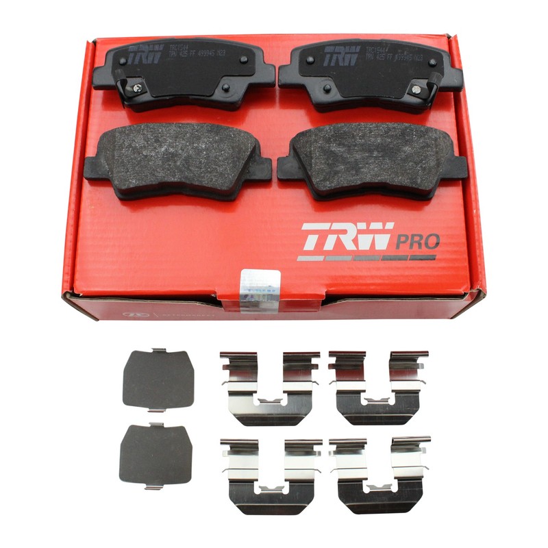 DuraGo Rear Rotors TRW Pro Ceramic Disc Brake Pads Kit For Azera Sonata Optima gallery