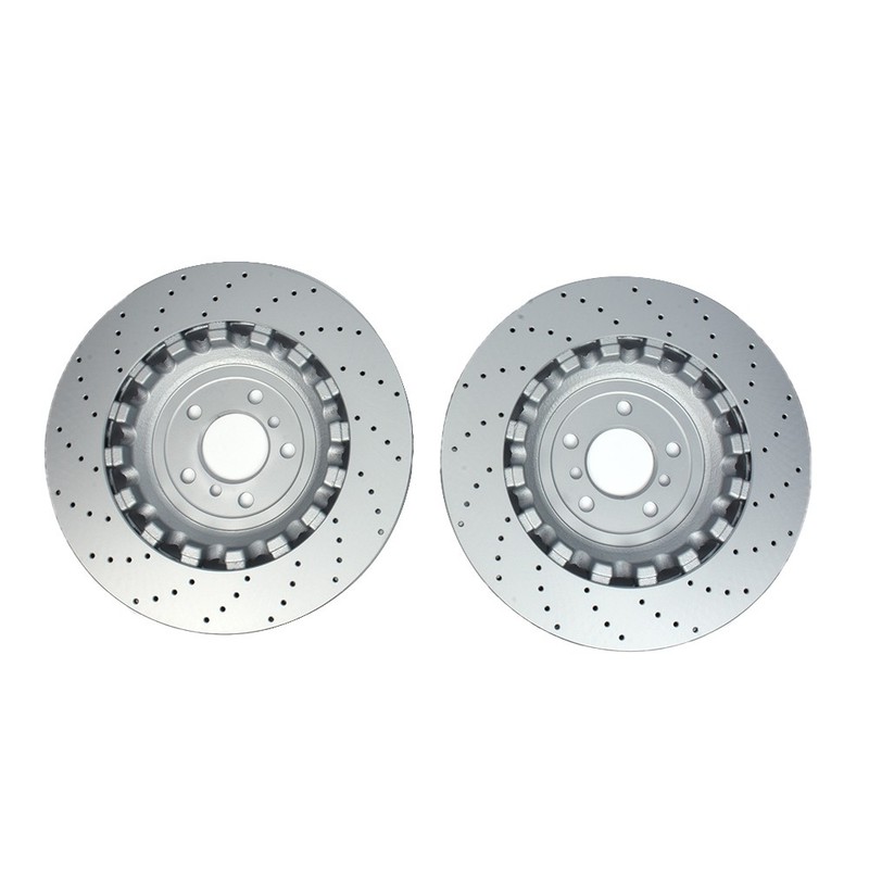 Performance Pair Set 2 Rear 370mm Brake Rotors & pads Fit BMW F80 F82 F83 F87 gallery