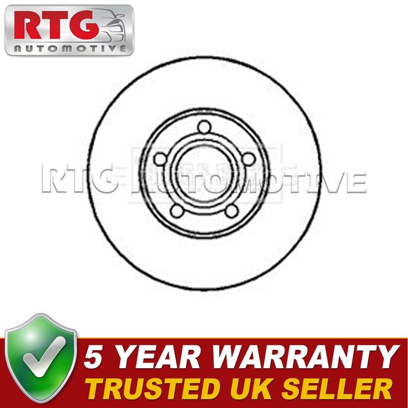 Front 1x Brake Disc Fits VW Passat 1996-2000 8E0615301C