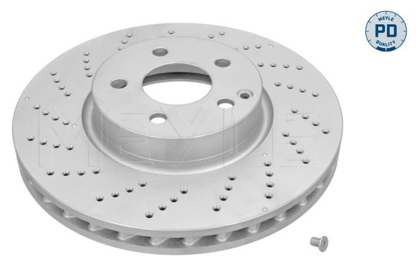 2X Meyle 083 521 2103/PD Front Brake Disc Perforated 322mm Fits Mercedes C-Class