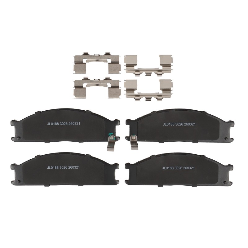 Front Drilled Brake Rotors & Ceramic Pads For Nissan Pickup 1995-1997 2.4L l4 gallery
