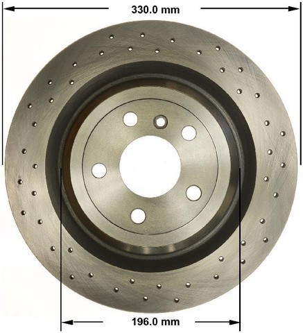 Bendix Premium Drum And Rotor Disc Brake Rotor P N Prt6191