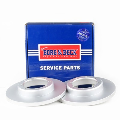 2x Brake Discs Pair Solid fits NISSAN NV400 X62 2.3D Rear 2011 on 302mm Set B&B gallery