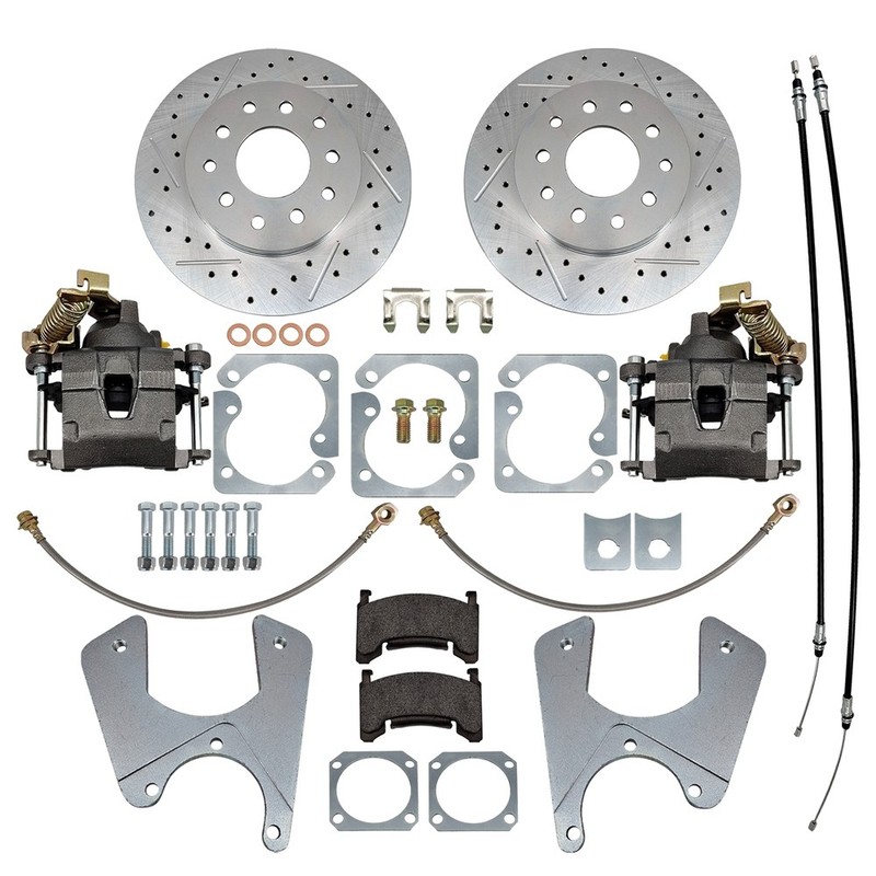 For 64-72 GM A-Body 10 & 12 Bolt St Rear Disc Brake Standard Kit With Calipers gallery