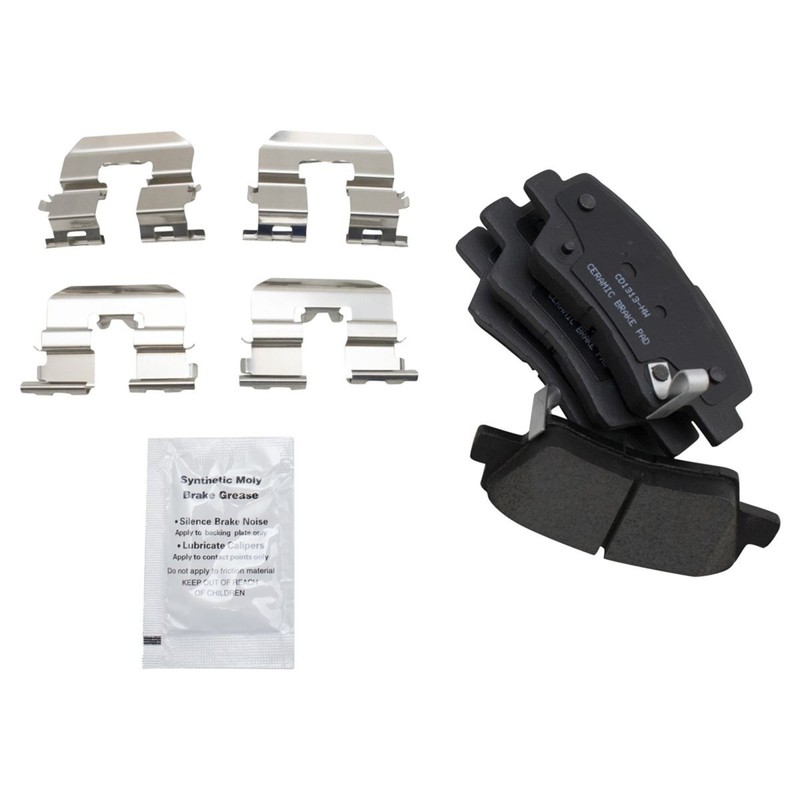 Performance Rear Ceramic Brake Pads & Rotor Kit Fits 2010-2013 Kia Soul gallery